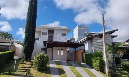 Casa para locação totalmente mobiliada com 3 suítes , piscina no condomínio via castelli em louveira.