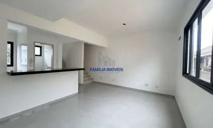 Casa em condomínio fechado com 2 quartos à venda na rodrigo silva, --, macuco, santos por r$ 597.000
