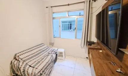 Apartamento com 1 quarto à venda na avenida nossa senhora das graças, --, vila valença, são vicente por r$ 200.000