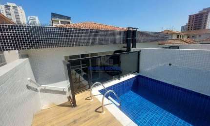 Casa em condomínio fechado com 3 quartos à venda na Delphin Moreira, --, Embaré, Santos por R$ 1.450.000