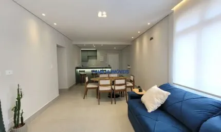 Apartamento com 3 quartos à venda na Rua Galeão Carvalhal, --, Gonzaga, Santos por R$ 700.000