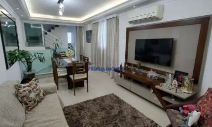 Casa em condomínio fechado com 3 quartos à venda na Avenida Siqueira Campos, --, Embaré, Santos por R$ 1.300.000