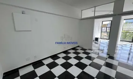 Sala comercial com 3 salas para alugar na rua doutor carvalho de mendonça, --, encruzilhada, santos por r$ 2.700