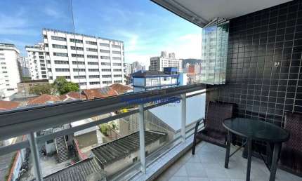 Apartamento com 2 quartos à venda na Rua Ceará, --, Pompéia, Santos por R$ 1.300.000