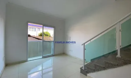 Casa em condomínio fechado com 2 quartos à venda na doutor bernardo browne, --, estuário, santos por r$ 620.000