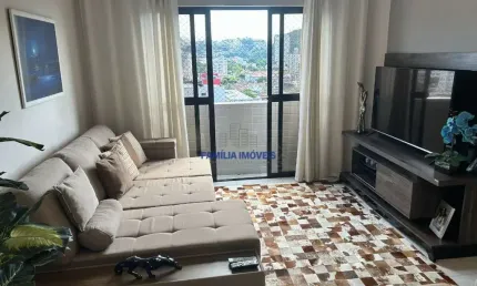 Apartamento com 2 quartos à venda na doutor arnaldo de carvalho, --, campo grande, santos por r$ 605.000