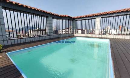 Cobertura com 3 quartos à venda na Rua Pedro Américo, --, Campo Grande, Santos por R$ 1.600.000