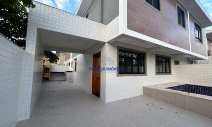 Casa em condomínio fechado com 3 quartos à venda na Conselheiro Zacharias, --, Vila Belmiro, Santos por R$ 1.468.000