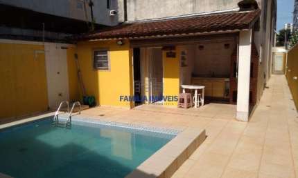 Casa em condomínio fechado com 4 quartos à venda na Rua Paraná, --, Vila Mathias, Santos por R$ 900.000