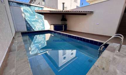 Casa em condomínio fechado com 3 quartos à venda na Cardeal Arcoverde, --, Macuco, Santos por R$ 1.200.000