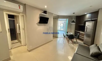 Flat com 1 quarto à venda na Avenida Marechal Floriano Peixoto, --, Pompéia, Santos por R$ 750.000