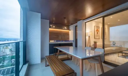 Apartamento com 2 quartos à venda na rua doutor lobo viana, --, boqueirão, santos por r$ 1.227.700