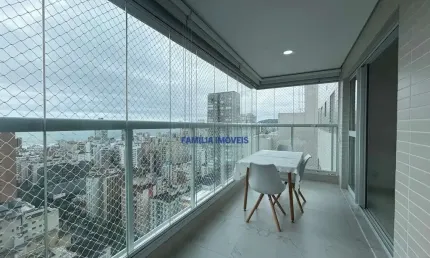 Apartamento com 3 quartos à venda na avenida ana costa, --, gonzaga, santos por r$ 1.990.000