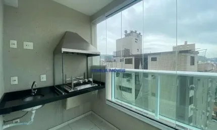 Apartamento com 2 quartos à venda na doutor arnaldo de carvalho, --, campo grande, santos por r$ 669.000