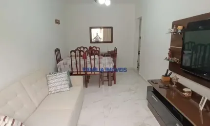 Apartamento com 2 quartos à venda na Rua Liberdade, --, Estuário, Santos por R$ 350.000