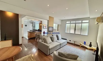 Apartamento com 2 quartos à venda na rua pedro américo, --, campo grande, santos por r$ 530.000