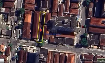 Terreno à venda na Rua Carlos Gomes, --, Campo Grande, Santos por R$ 1.080.000