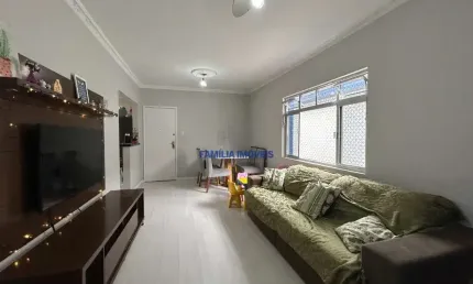 Apartamento com 3 quartos à venda na avenida conselheiro nébias, --, encruzilhada, santos por r$ 410.000