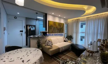 Apartamento com 2 quartos à venda na Rua General Rondon, --, Aparecida, Santos por R$ 1.219.000