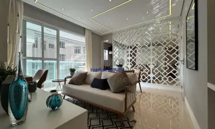 Apartamento com 2 quartos à venda na Avenida Presidente Wilson, --, José Menino, Santos por R$ 1.358.000