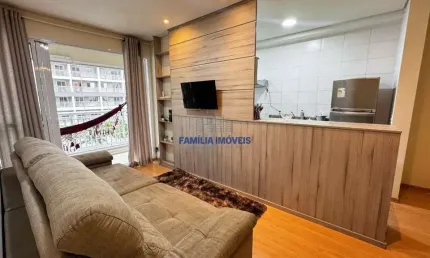 Apartamento com 1 quarto à venda na Rua Emílio Ribas, --, Vila Mathias, Santos por R$ 380.000