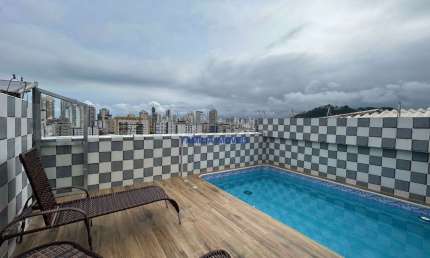 Cobertura com 4 quartos à venda na Rua Almirante Barroso, --, Campo Grande, Santos por R$ 1.200.000