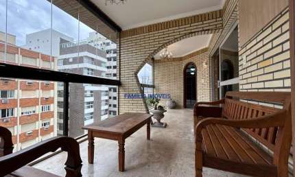Apartamento com 4 quartos à venda na Rua General Rondom, --, Aparecida, Santos por R$ 1.750.000