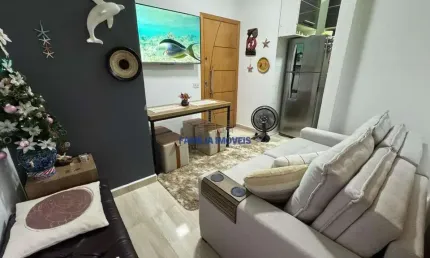 Apartamento com 1 quarto à venda na carlos de campos, --, ponta da praia, santos por r$ 319.000