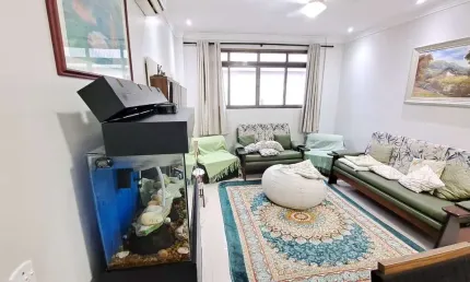 Apartamento com 3 quartos à venda na rua pedro américo, --, campo grande, santos por r$ 620.000