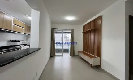 Apartamento com 1 quarto para alugar na rua oswaldo cruz, --, boqueirão, santos por r$ 4.000