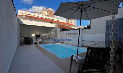 Casa em condomínio fechado com 2 quartos à venda na Rua José Clemente Pereira, --, Campo Grande, Santos por R$ 1.350.000