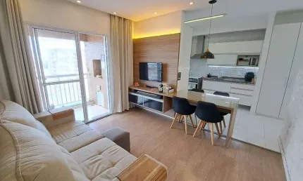 Apartamento com 2 quartos à venda na Rua Santos Dumont, --, Estuário, Santos por R$ 589.000