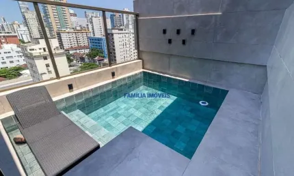 Cobertura com 3 quartos à venda na Avenida Washington Luís, --, Boqueirão, Santos por R$ 2.700.000
