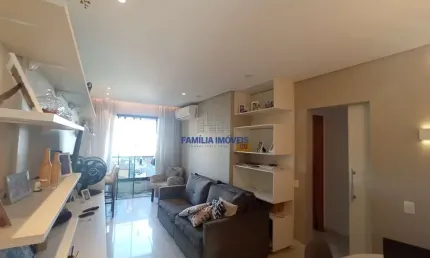 Apartamento com 2 quartos à venda na rua nabuco de araújo, --, aparecida, santos por r$ 630.000
