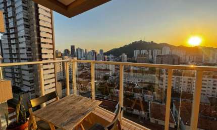 Apartamento com 1 quarto à venda na Ministro Xavier de Toledo, --, Campo Grande, Santos por R$ 640.000