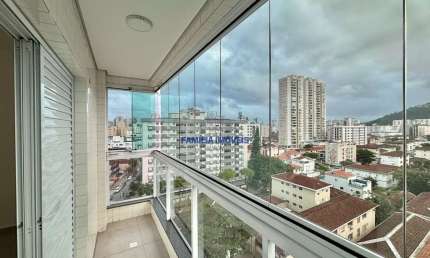 Apartamento com 2 quartos à venda na Rua Amazonas, --, Campo Grande, Santos por R$ 650.000