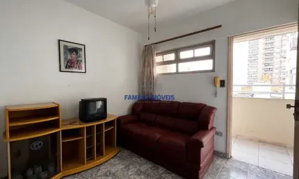 Apartamento com 1 quarto à venda na avenida coronel joaquim montenegro, --, ponta da praia, santos por r$ 371.000