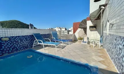 Cobertura com 3 quartos à venda na Rua Messia Assú, --, Itararé, São Vicente por R$ 900.000
