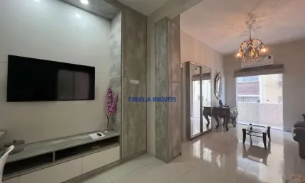Apartamento com 1 quarto para alugar na Avenida Vicente de Carvalho, --, Boqueirão, Santos por R$ 3.800