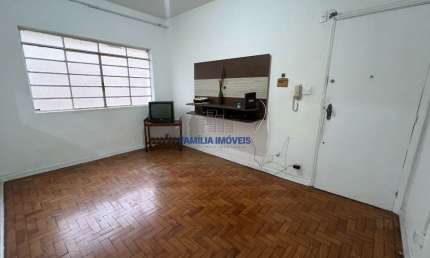 Apartamento com 2 quartos à venda na Rua Doutor Carvalho de Mendonça, --, Campo Grande, Santos por R$ 385.000