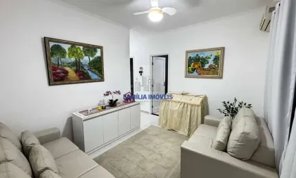Apartamento com 1 quarto à venda na avenida doutor bernardino de campos, --, campo grande, santos por r$ 350.000