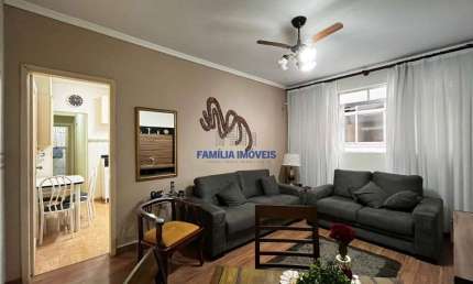 Apartamento com 2 quartos à venda na Rua Alagoas, --, Gonzaga, Santos por R$ 424.000