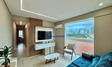 Apartamento com 2 quartos à venda na Rua Carlos Gomes, --, Campo Grande, Santos por R$ 530.000