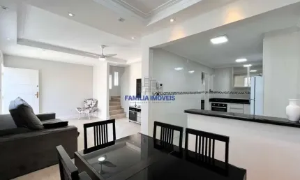 Casa em condomínio fechado com 2 quartos à venda na Rua Coelho Neto, --, Marapé, Santos por R$ 990.000