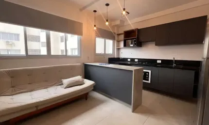 Apartamento com 1 quarto para alugar na avenida barão de penedo, --, josé menino, santos por r$ 2.707