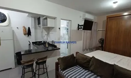 Kitnet / stúdio à venda na avenida doutor epitácio pessoa, --, ponta da praia, santos por r$ 310.000