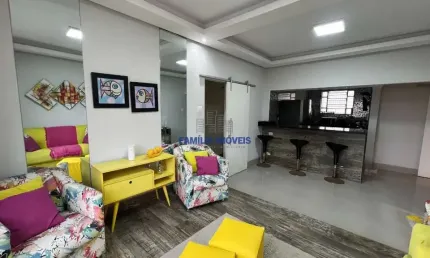 Apartamento com 3 quartos à venda na avenida ana costa, --, gonzaga, santos por r$ 885.000
