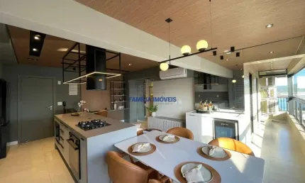 Apartamento com 2 quartos à venda na almirante moraes rego, --, ponta da praia, santos por r$ 1.050.000