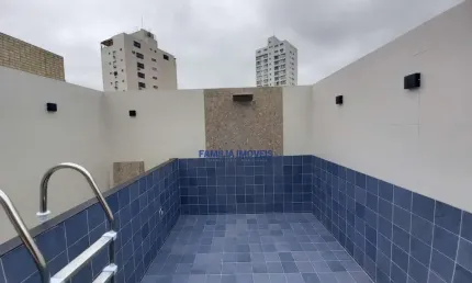 Casa em condomínio fechado com 3 quartos à venda na rua professor torres homem, --, embaré, santos por r$ 1.490.000