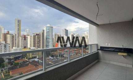 Apartamento novo com 3 suítes plenas à venda, 132 m² por R$ 1.100.000- Setor Oeste - Goiânia/GO